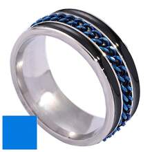 Men Wedding Rings - Gold - View 7