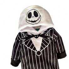 Walt Disney Mameluco para bebe con gorro bordado Jack - Negro - Ver 3