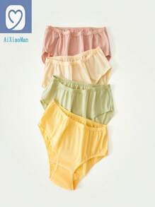 Paquete de 5 piezas de ropa interior desechable y colorida de mujer, empacado convenientemente para viajes y uso de maternidad