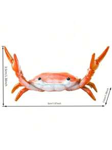 1pc Creative Cute Crab Weightlifting Phone Holder, Minimalist Personalized Desk Decor Accessory, Gift For Pet Lovers