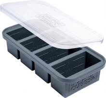 1 Cup Silicone Freezer Molds - Perfect For Storing Broth, Rice, Leftovers And More - Silicone Freezer Trays With Lids For Meal Prep - Charcoal - 1-Pack,9830914 - 西瓜粉 - 查看 1