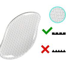 2 lime in vetro per piedi, rimozione calli, scrub per talloni e piedi, pelle morta, scrub per piedi squisito e bello (a forma di mango)