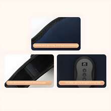 2-In-1 Back & Shoulder Massager – Posture Corrector With Vibration & Heat, 3-Speed Adjustable, Intelligent Timing For Home Use - 藏蓝色 - 查看 6