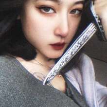 塑料COS道具深色复古小刀高端小玩具雕刻宫廷风万圣节装饰 - 黑色 - 查看 5