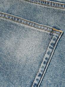 CAMEL CROWN Men's Wide Leg Jeans, Men's Cotton Breathable Washed Loose Straight Leg Pants