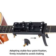 Guitar Learn Aid Tool With 16 Chords,Guitar Chord Trainer Folk Guitar Chords Learning System For Guitar Beginner - 黑色 - 查看 4