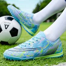 Ghete de fotbal pentru adolescenți, pantofi de fotbal noi, ușori, antiderapanți, cu crampoane lungi, pantofi de antrenament de fotbal la modă, pentru băieți și fete