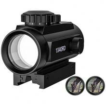 RD1X40 Red Dot Monocular Telescope Cross Point Objective Lens Slingshot Accessories - Black - View 1