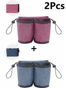 Luggage Handle Storage Bag Drink Bag Cup Holder For Suitcase Water Bottle Protection Sleeve Minimalist Water Cup Storage Bag Gifts For Friend Fits Roll On Suitcase Handles Attachment Holder Suitable For All Suitcase Handles Water Bottle Bag For Outdoor Travel Accessories Travel Essentials Summer Vacation Back To School