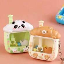1pc Creative Cartoon Claw Machine Design Cute Mini Keychain Pendant