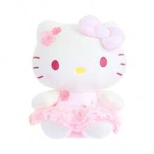 MINISO三丽鸥Hello Kitty《樱花物语》系列8号毛绒玩具 精致樱花摆件 柔粉色裙摆 柔软材质亲肤舒适 非常适合收藏摆件 (1个) - 彩色 - 查看 5