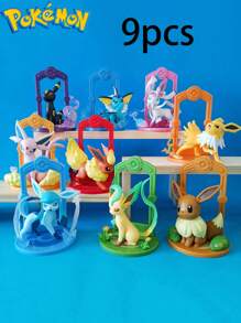 pokemon 1/9pcs , Multi-Form Blind Box Ornaments , Is A Perfect Birthday Party And Boyfriend Gift, Suitable For Display In The Bedroom, Study, Living Room, Kitchen, Bathroom, Etc., Birthday Gift Toys, Pikachu, Handmade Sets, Is An Ideal Gift For Enthusiasts, Party Lovers And Collectors, Suitable For Birthday Party Decoration.