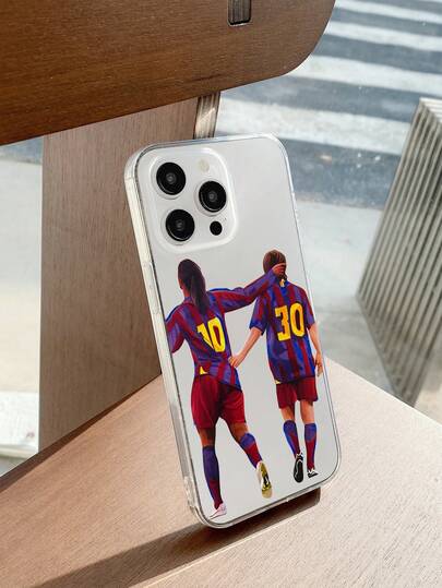 专为10号和30号足球运动员设计的透明手机壳，具有全面的防摔防震保护，展现酷炫个性。兼容手机壳和Galaxy手机壳，手机壳，兼容 13、15、16 Pro Max、 16、 14、 16 Plus手机壳、Galaxy手机壳
