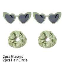 Satin Brautjungfer Haargummis Set mit 12 Haargummis für Junggesellenabschied, Party Brillen, Brautduschegeschenke, Geschenkideen für Hochzeitspartys, Brautjungfernvorschlag Geschenke ohne Haarschäden - Verschiedenfarbig - Übersicht 9