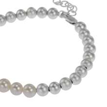 Armani Perlen-Legierungs-Perlenarmband. Dieses Legierungs-Armband ist ein unisex Paar-Stil, geeignet für tägliche Zusammenkünfte und dergleichen EGS2983040