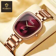 POEDAGAR Brand Women's Luxury Watch Waterproof Stainless Steel Oval Egg High Quality Women's Watch Elegant Women's Watch 50M Waterproof Imported Automatic Quartz Movement From Japan Long Life Battery Valentine's Gift Birthday Girl Mother Sisters Back To School Essentials - Multicolor - View 15