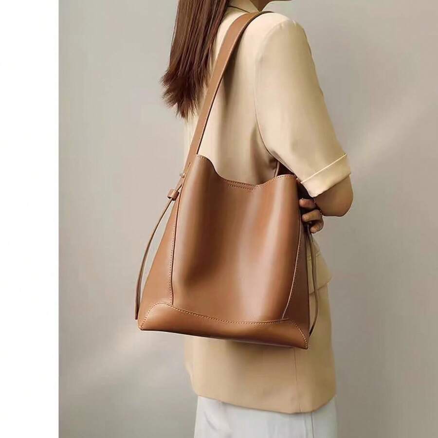 Women Top Handle Bags - 金棕色 - 查看 1