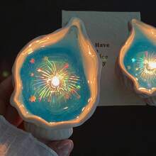 1/2/4/9pcs Ocean Style Seashell Scented Candle, Atmosphere Creating Creative Fragrance Jelly Wax Seashell Starfish Handmade Candle (Artificial Coloring May Cause Slight Color Difference Between Batches, Some Decorative Accessories Are Randomly Included)