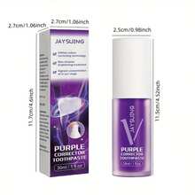 Purple Whitening Toothpaste, Whitening And Keeping Breath Fresh, The Magic Of Colored Wheel Toothpaste Brings Brighter Smiles And Whiter Teeth