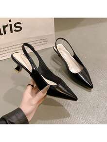 Women Pumps - 黑色 - 查看 1