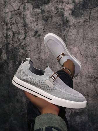 Men's Fashion Low-Top Skateboard Shoes, Lightweight Comfortable Breathable Casual Sneakers