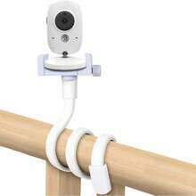 قاعدة سيليكون قابلة للتشكيل لتثبيت كاميرا مراقبة الطفل على السرير، قابلة للدوران 360 درجة، حامل هاتف مرن قابل للتعديل، مناسب لكاميرات المنزل وكاميرات مراقبة الأطفال