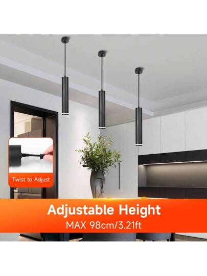 Plafondspot GU10 Europees Retro Zwart