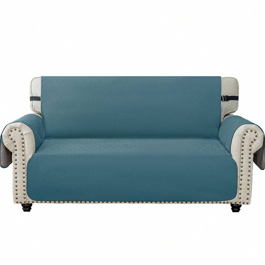 YSTYLE 1/2/3/4 Seater Sofa Cover With Armrests, Universal Armchair Cover, Non-Slip Sofa Cover, Scratch-Resistant Sofa Cover, Stain-Resistant Sofa Cover, Sofa Protector For Cats And Dogs - Dark Green - View 1