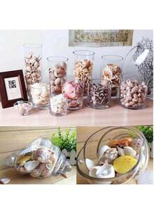 30pcs/Set Natural Seashell Decor Kit - Aquarium Decoration, DIY Crafts, Nautical Theme, Fish Tank Accessories - Multicolor - View 4