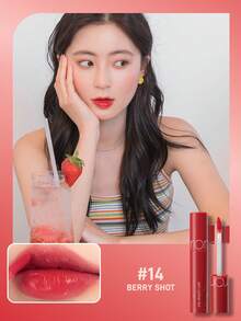 Rom&Nd Juice Lip Gloss - Water-Resistant Matte Lip Cream - Moisturizing And Non-Greasy Lip Lipstick - Korean Makeup - 14 BERRY SHOT - View 3