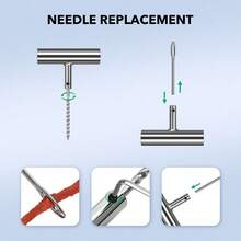 59x KFZ PKW Pannenset Flickzeug Flicken Autoreifen Platte Reifen Reparatur Satz