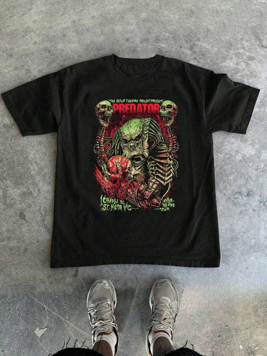 Men Undershirt Tops - Negro - Ver 1