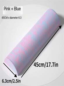 Half-Round Foam Roller, Solid Muscle Massage Relaxation Yoga Rod
