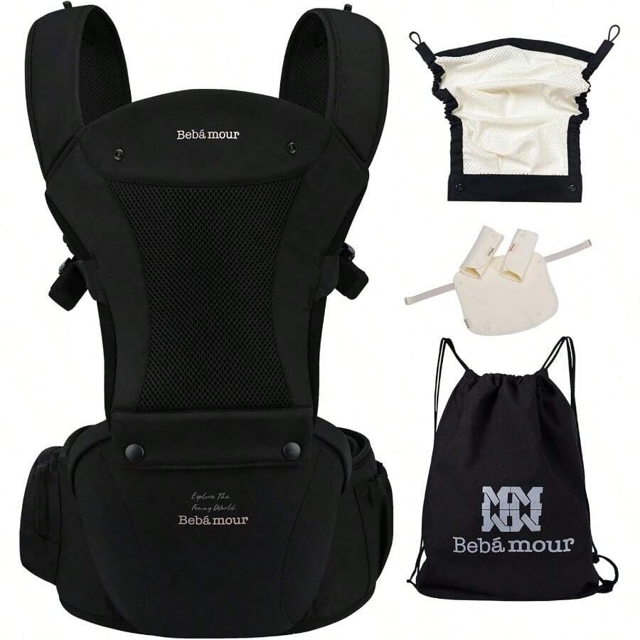 Baby Carrier & Accessories - 黑色的 - 查看 1