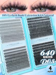 Bộ 640/800 kẹp uốn mi D-Curl cỡ lớn, sổ đựng mi cỡ lớn, bộ nối mi 10D+20D+30D+40D+50D+60D+80D/50D+60D+80D+100D trang điểm mắt tự nhiên, 10-16 sợi mi giả tổng hợp chống thấm nước, bộ mi 3D riêng lẻ, nhỏ gọn và có thể tái sử dụng, thích hợp cho các hoạt động hàng ngày, kỳ nghỉ, trang điểm hàng ngày, cosplay, trang điểm toàn diện và sử dụng hàng ngày, mi giả dạng chùm, mi riêng lẻ, mi giả. - D - Xem 10