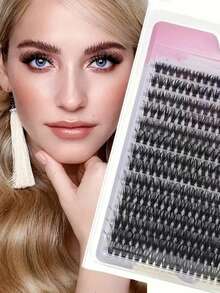 LIMEIKAI 40D D Curling Cluster Lash Extensions, 280 Individual Clusters, Segmented Lashes (0.07 D 9-16mm) Lash Clusters, Eyelash Clusters, Individual Eyelashes, Lashes, Fake Lashes - C - View 4