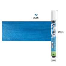 1 支 Pebeo 丙烯马克笔 1.2 毫米涂鸦防水高光笔非水溶性丙烯马克笔和 1 支 Pebeo 水彩马克笔，配有水溶性软头彩色刷，适用于学校用品，返校