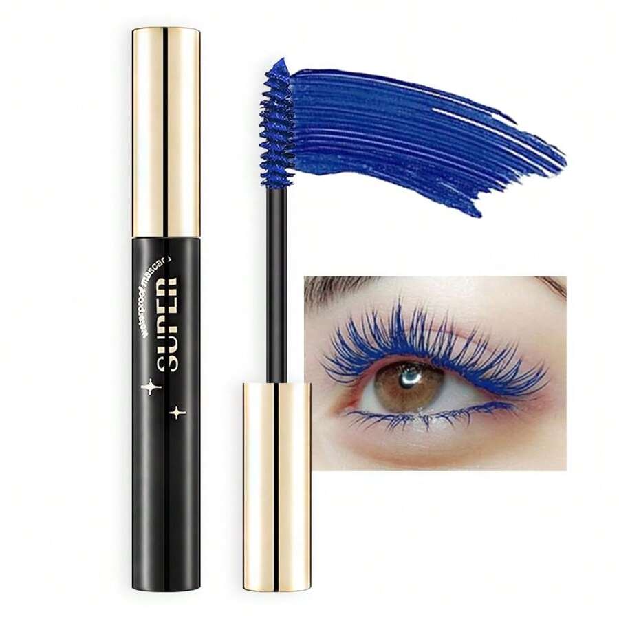 Colored Mascara Set - Long Lasting Waterproof Hyperallergenic Volumizing Eye Mascara, Colorful & Green For Women