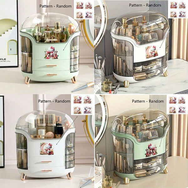 Sanrio 1 stuk speelgoed opbergdoos, make-up organizer, bureau opbergdoos, stofdichte cosmetica-etui, huidverzorgings- en make-up opbergdoos, speelgoed opbergdoos, speelgoed displaydoos