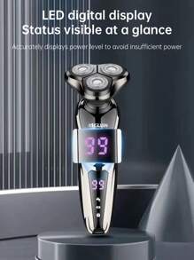 MIGUAN 1 Set Electric 3-In-1 Shaver For Men, Electric Razor Men USB Rechargeable Rotary Shaver Beard Trimmer Shaving Wet/Dry, Father's Day Gift For Father, For Man, Husband And Male Friend