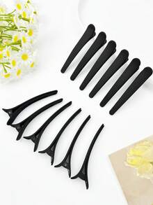 20/12/5 chiếc kẹp tóc lớn màu đen dành cho nữ, kẹp cá sấu, thích hợp sử dụng hàng ngày, kẹp tóc tết bên, kẹp tóc mái, phụ kiện tóc thường ngày, phụ kiện đội đầu, kẹp tóc, mùa hè, kỳ nghỉ, du lịch. - màu đen - Xem 6