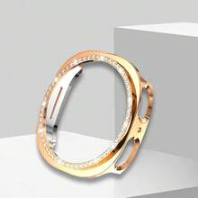 Przynieś diamentową obudowę zegarka pasującą do Galaxy Watch 8 40 mm 44 mm, odporna na wstrząsy, z ramką zderzaka, bez folii ochronnej na ekran