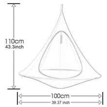 Blue, Brown Portable Butterfly Swing Hammock - White Outdoor Hanging Rope Chair, Embracing Shape, Sturdy Rope Suspension, Ergonomic Design, Lightweight Non-Woven Material Is Easy To Clean, Suitable For Camping, Garden, Backyard Leisure