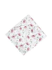 1 件婴儿襁褓毯男女通用襁褓包裹柔软丝滑中性接收毯，适合男孩和女孩，大号 31.5 X 31.5 英寸