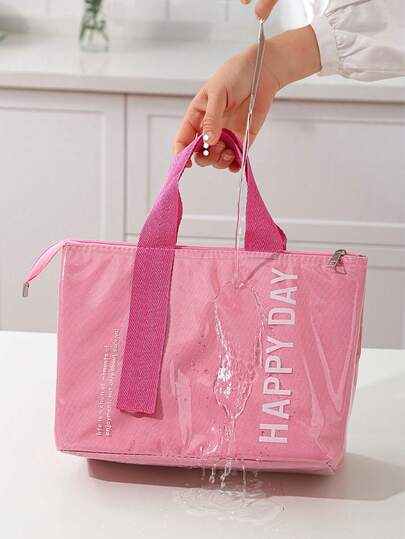 กระเป๋าอาหารกลางวันที่มีฉนวนกันความร้อน กระเป๋าถือน่ารักพกพาได้ กล่องอาหารกลางวันที่มีฉนวนกันความร้อน กระเป๋าเก็บความเย็นอาหารกลางวันแบบง่าย เพื่อรักษาอาหารให้สดและอุ่น เหมาะสำหรับใช้งานที่ทำงานและสำนักงาน กล่องอาหารกลางวันที่มีฉนวนกันความร้อนแบบใช้ซ้ำได้ นอกจากนี้ยังเหมาะสำหรับพกพาระหว่างการเดินทาง การแคมป์ และการปิกนิก