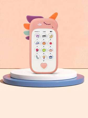 Juguete de teléfono para bebé, juguete de teléfono musical y educativo temprano e inteligente para infantes