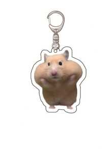 1 buah Gantungan Kunci Akrilik Kreatif Lucu Bertema Hamster, Bentuk Hamster, Hewan Peliharaan yang Menggemaskan, Dapat Digunakan Sebagai Gantungan Tas, Gantungan Ransel, Gantungan Dompet, dll. Aksesori Tas Sehari-hari, Dapat Digunakan Sebagai Dekorasi Tas, Tali Gantungan, Gantungan Kunci, dll. Cocok Sebagai Hadiah Untuk Pacar, Keluarga, Dokter, Perawat, Juga Dapat Digunakan Sebagai Suvenir Pesta, Dekorasi Ponsel, dll. - MultiWarna - View 3