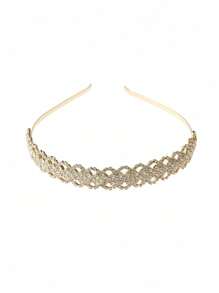 1 Stück/2 Stück modischer Kristall Krone Haarreif, glamouröser und glänzender Braut-Haarschmuck, geeignet als Accessoire für Frauen/Mädchen zu Hochzeit/Veranstaltung/Party/Geburtstag/Bankett