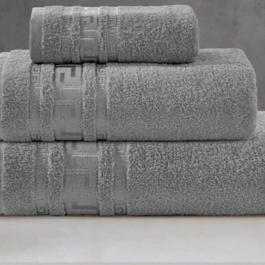 Luxury 100% Cotton Bath Towel – Soft, Absorbent, Quick-Dry – Hotel Quality – Available In Multiple Colors - Charcoal Grey - View 1