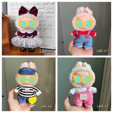 1pc Outfit Only (No Doll, No Shoes) For Labubu, Suitable For 1st, 2nd, 3rd Generation 17cm Dolls, Includes Overalls, Hat, Top, Accessories, Party Costume - Multicolor - View 11